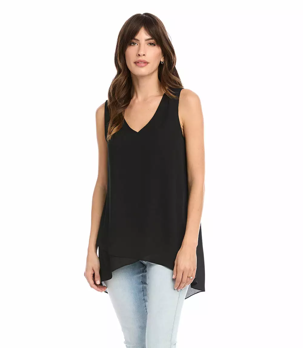 Karen Kane Layered V-Neck Tank 6 Karen Kane Layered V-Neck Tank - Image 4