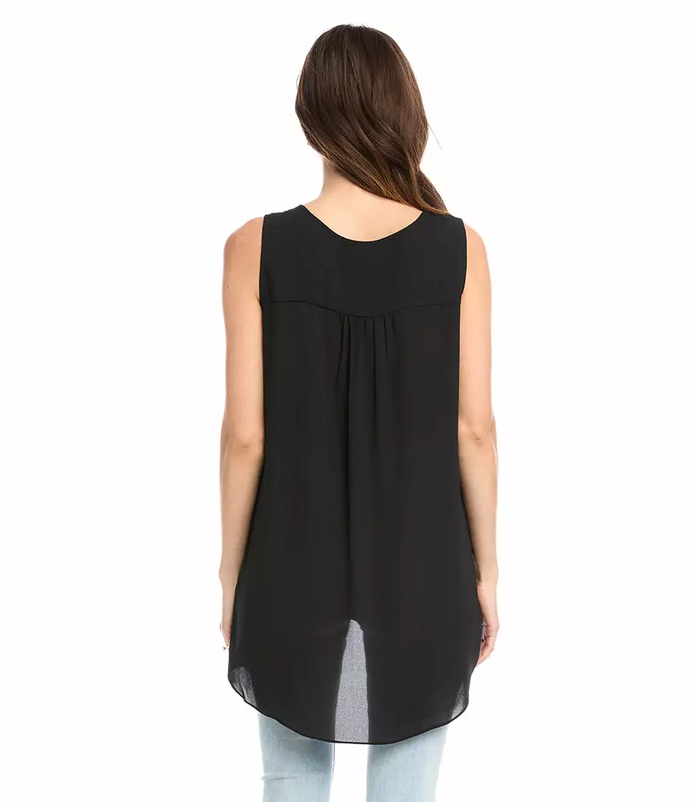 Karen Kane Layered V-Neck Tank 4 Karen Kane Layered V-Neck Tank - Image 2