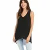 Karen Kane Layered V-Neck Tank -karen kane Sales Shop karenkane 2022 summer 2L25409 BLK 004