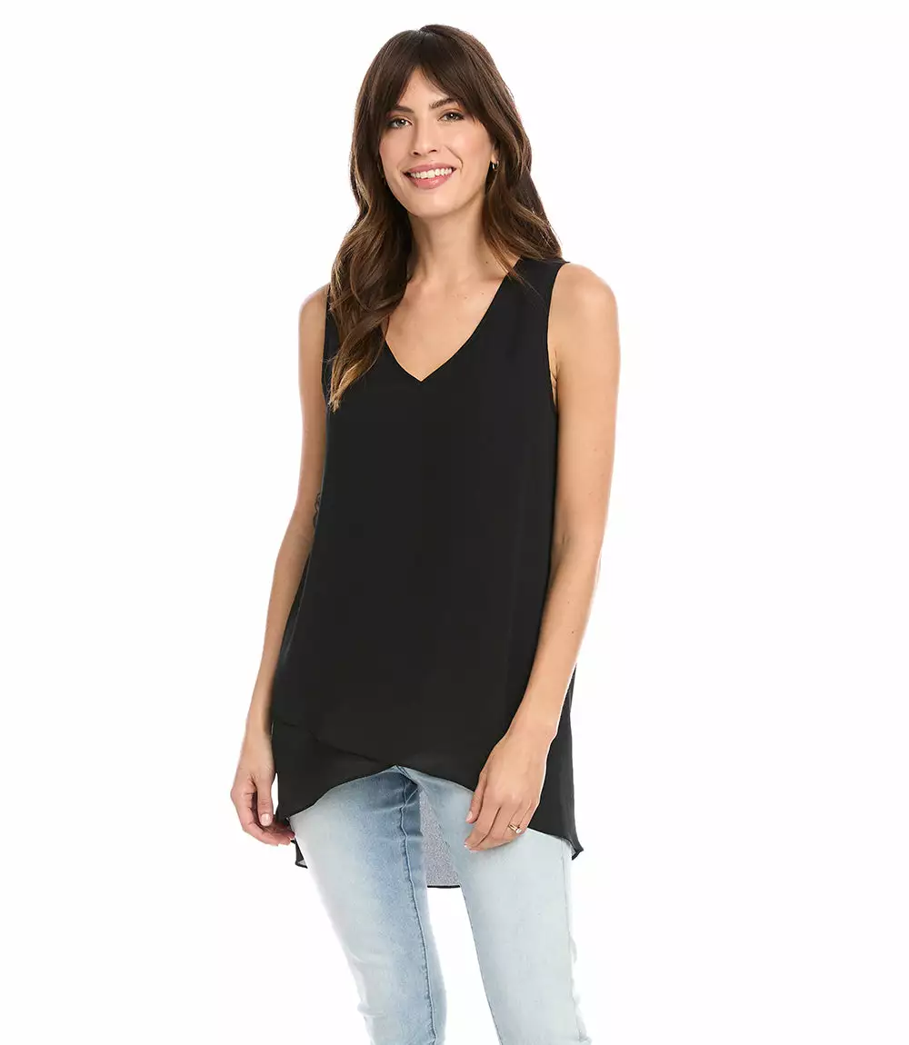 Karen Kane Layered V-Neck Tank 3 Karen Kane Layered V-Neck Tank