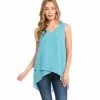Karen Kane Layered V-Neck Tank 1 Karen Kane Layered V-Neck Tank -karen kane Sales Shop karenkane 2022 summer 2L25409 JAD 001