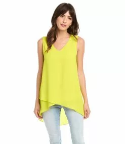 Karen Kane Layered V-Neck Tank