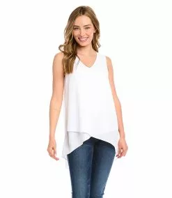 Karen Kane Layered V-Neck Tank