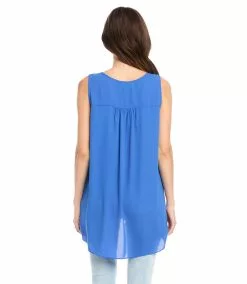 Karen Kane Layered V-Neck Tank -karen kane Sales Shop karenkane 2022 summer 2L25409 TIB 002