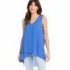 Karen Kane Layered V-Neck Tank 2 Karen Kane Layered V-Neck Tank -karen kane Sales Shop karenkane 2022 summer 2L25409 TIB 004