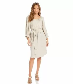 Karen Kane Blouson Sleeve Dress 13 Karen Kane Blouson Sleeve Dress -karen kane Sales Shop karenkane 2022 summer 2L31230 NAT 002