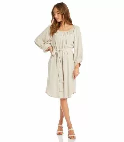 Karen Kane Blouson Sleeve Dress 16 Karen Kane Blouson Sleeve Dress -karen kane Sales Shop karenkane 2022 summer 2L31230 NAT 005