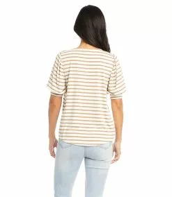 Karen Kane Petite Size Shirred Sleeve Shirttail Tee 7 Karen Kane Petite Size Shirred Sleeve Shirttail Tee -karen kane Sales Shop karenkane 2022 summer 2L44585P STP 002