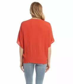 Karen Kane Rattan Buckle Twist Top -karen kane Sales Shop karenkane 2022 summer 2L55209 BOG 003