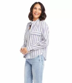 Karen Kane Shirt Jacket -karen kane Sales Shop karenkane 2022 summer 2L70162 STP 003