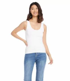 Karen Kane Petite Size Scoop Tank -karen kane Sales Shop karenkane 2022 summer L26000 OWH 004 f9b12721 c939 4df3 a6dc 1252b4b9566c
