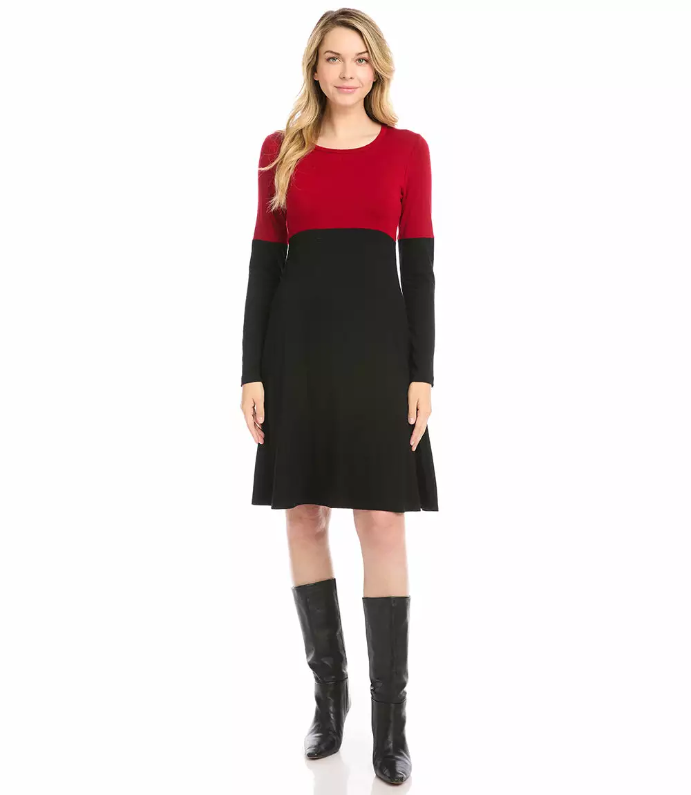 Karen Kane Contrast Scoop Neck Dress 4 Karen Kane Contrast Scoop Neck Dress - Image 2