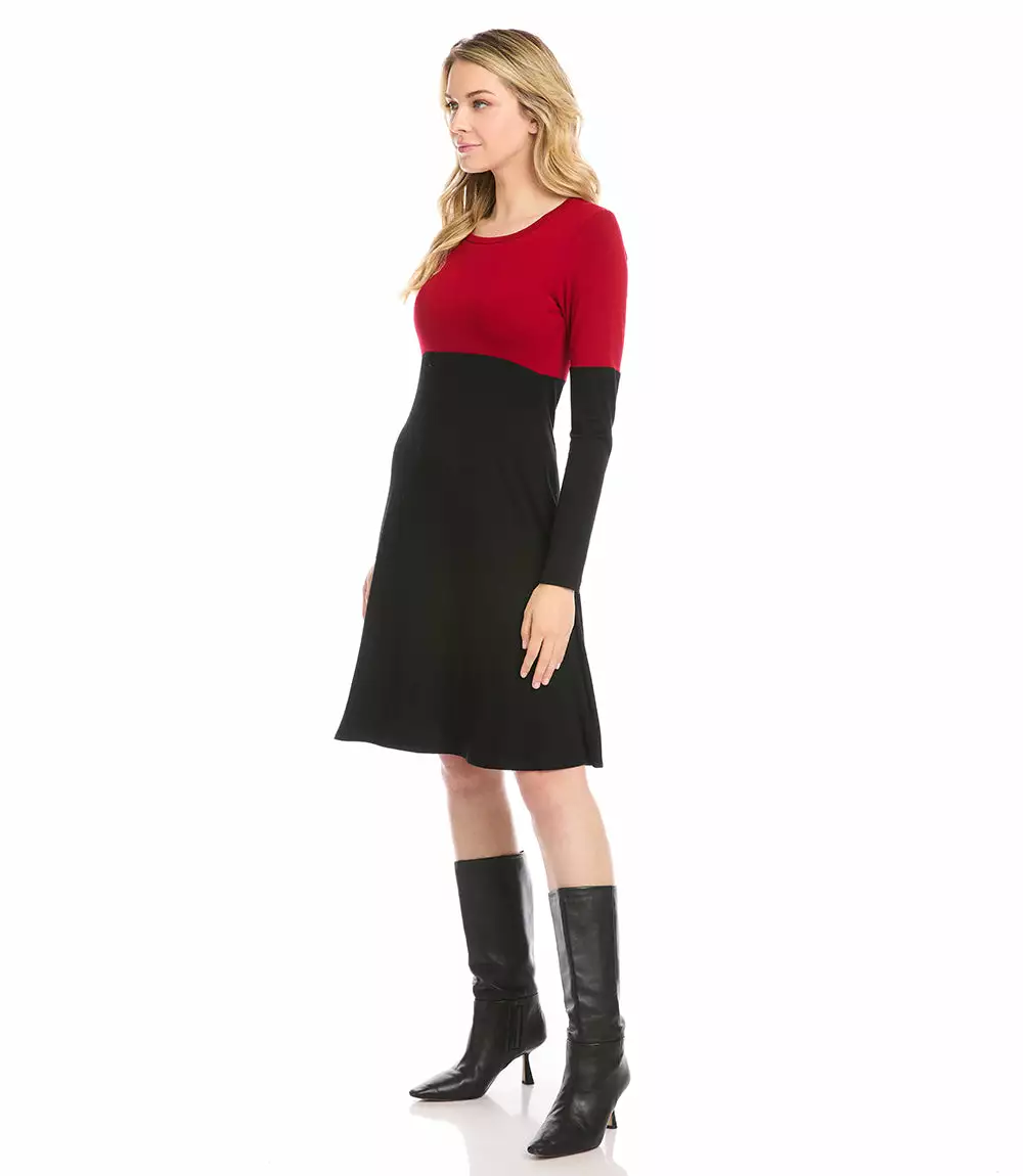 Karen Kane Contrast Scoop Neck Dress 6 Karen Kane Contrast Scoop Neck Dress - Image 4