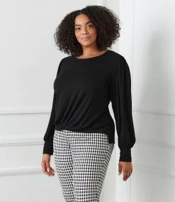 Karen Kane Plus Size Twist Front Top