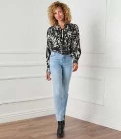 Karen Kane Long Sleeve Bow Blouse 13 Karen Kane Long Sleeve Bow Blouse -karen kane Sales Shop karenkane 2022 winter 4L16609 BLC 006