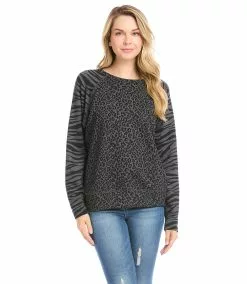 Karen Kane Contrast Pullover