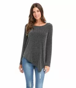 Karen Kane Asymmetric Hem Top