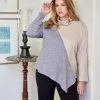 Karen Kane Plus Size Asymmetric Colorblock Top 2 Karen Kane Plus Size Asymmetric Colorblock Top -karen kane Sales Shop karenkane 2022 winter 4L24515W GWO 001