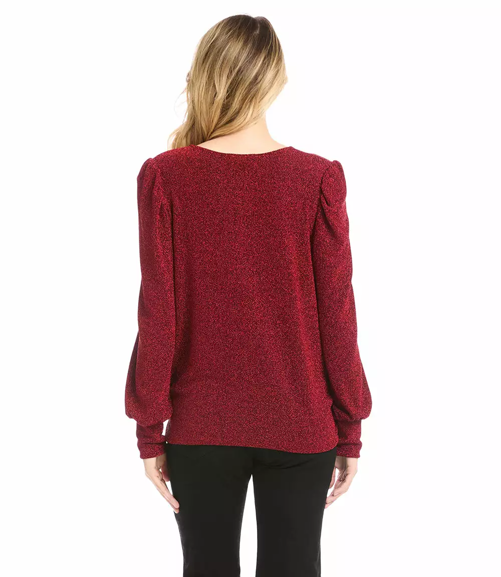 Karen Kane Petite Size Puff Sleeve Top 4 Karen Kane Petite Size Puff Sleeve Top - Image 2