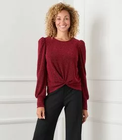 Karen Kane Puff Sleeve Top