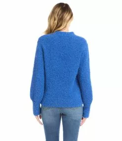 Karen Kane Blouson Sleeve Sweater -karen kane Sales Shop karenkane 2022 winter 4L89580 BLU 004