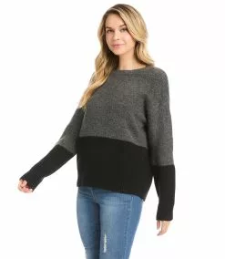 Karen Kane Colorblock Sweater -karen kane Sales Shop karenkane 2022 winter 4L89619 GWB 004