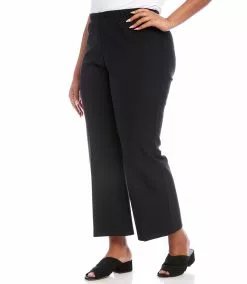 Karen Kane Plus Size Presley Pants -karen kane Sales Shop karenkane 2022 winter L36156W BLK 003