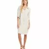 Karen Kane Petite Size Linen Shirtdress -karen kane Sales Shop karenkane 2023 spring 1L01553P OAT 001 1