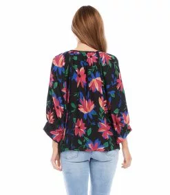 Karen Kane Blouson Sleeve Top -karen kane Sales Shop karenkane 2023 spring 1L04225 PRT 002