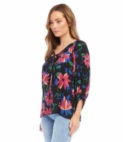 Karen Kane Blouson Sleeve Top -karen kane Sales Shop karenkane 2023 spring 1L04225 PRT 003