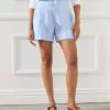Karen Kane High Waist Pleated Shorts -karen kane Sales Shop karenkane 2023 spring 1L04625 CAPB 00