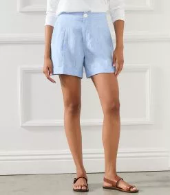 Karen Kane High Waist Pleated Shorts