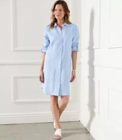 Karen Kane Linen Shirtdress -karen kane Sales Shop karenkane 2023 spring 1L04626 CAPB 009