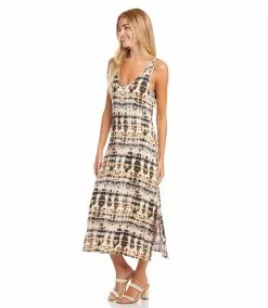 Karen Kane Brigitte Midi Dress -karen kane Sales Shop karenkane 2023 spring 1L04631 PRT 003