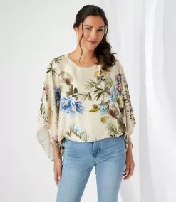 Karen Kane Blouson Scarf Top