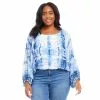 Karen Kane Plus Size Lantern Sleeve Top 2 Karen Kane Plus Size Lantern Sleeve Top -karen kane Sales Shop karenkane 2023 spring 1L06220W PRT 001