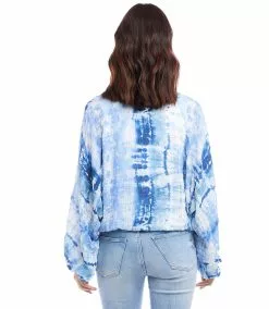 Karen Kane Lantern Sleeve Top -karen kane Sales Shop karenkane 2023 spring 1L06220 PRT 004copy