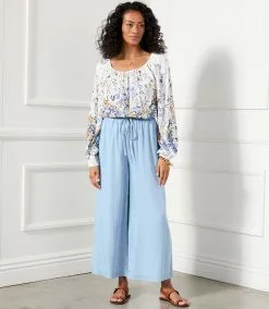 Karen Kane Border Print Top -karen kane Sales Shop karenkane 2023 spring 1L09608 PRT 007