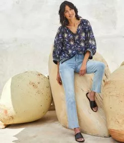 Karen Kane Blouson Sleeve Top