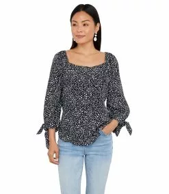 Karen Kane Square Neck Top -karen kane Sales Shop karenkane 2023 spring 1L11204 LEO 005