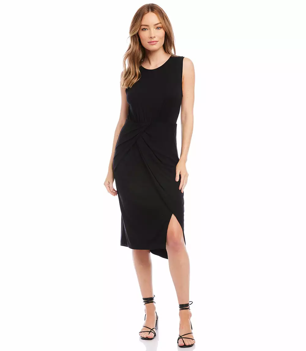 Karen Kane Asymmetric Drape Dress 5 Karen Kane Asymmetric Drape Dress - Image 3