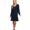 Karen Kane Long Sleeve Tiered Dress -karen kane Sales Shop karenkane 2023 spring 1L13126 NAV 001
