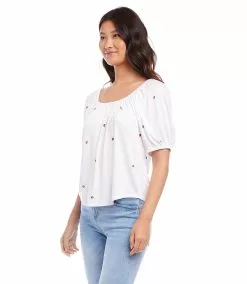 Karen Kane Ladybug Peasant Top -karen kane Sales Shop karenkane 2023 spring 1L13128 OWH 003