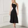Karen Kane Plus Size Sleeveless Colorblock Dress -karen kane Sales Shop karenkane 2023 spring 1L14335W BWW 001 1