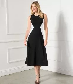 Karen Kane Plus Size Sleeveless Colorblock Dress