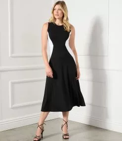 Karen Kane Plus Size Sleeveless Colorblock Dress 12 Karen Kane Plus Size Sleeveless Colorblock Dress -karen kane Sales Shop karenkane 2023 spring 1L14335W BWW 005