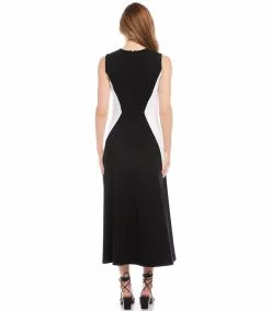 Karen Kane Sleeveless Colorblock Dress 13 Karen Kane Sleeveless Colorblock Dress -karen kane Sales Shop karenkane 2023 spring 1L14335 BWW 003