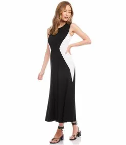 Karen Kane Sleeveless Colorblock Dress 14 Karen Kane Sleeveless Colorblock Dress -karen kane Sales Shop karenkane 2023 spring 1L14335 BWW 004