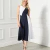 Karen Kane Plus Size Sleeveless Colorblock Dress -karen kane Sales Shop karenkane 2023 spring 1L14338W NAV 001 1