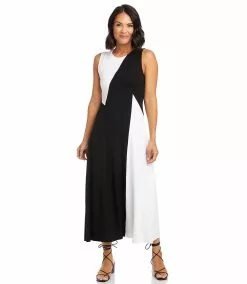 Karen Kane Petite Size Sleeveless Colorblock Dress 10 Karen Kane Petite Size Sleeveless Colorblock Dress -karen kane Sales Shop karenkane 2023 spring 1L14341P BWW 005 1